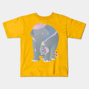 Mrs. Jumbo & Dumbo Kids T-Shirt